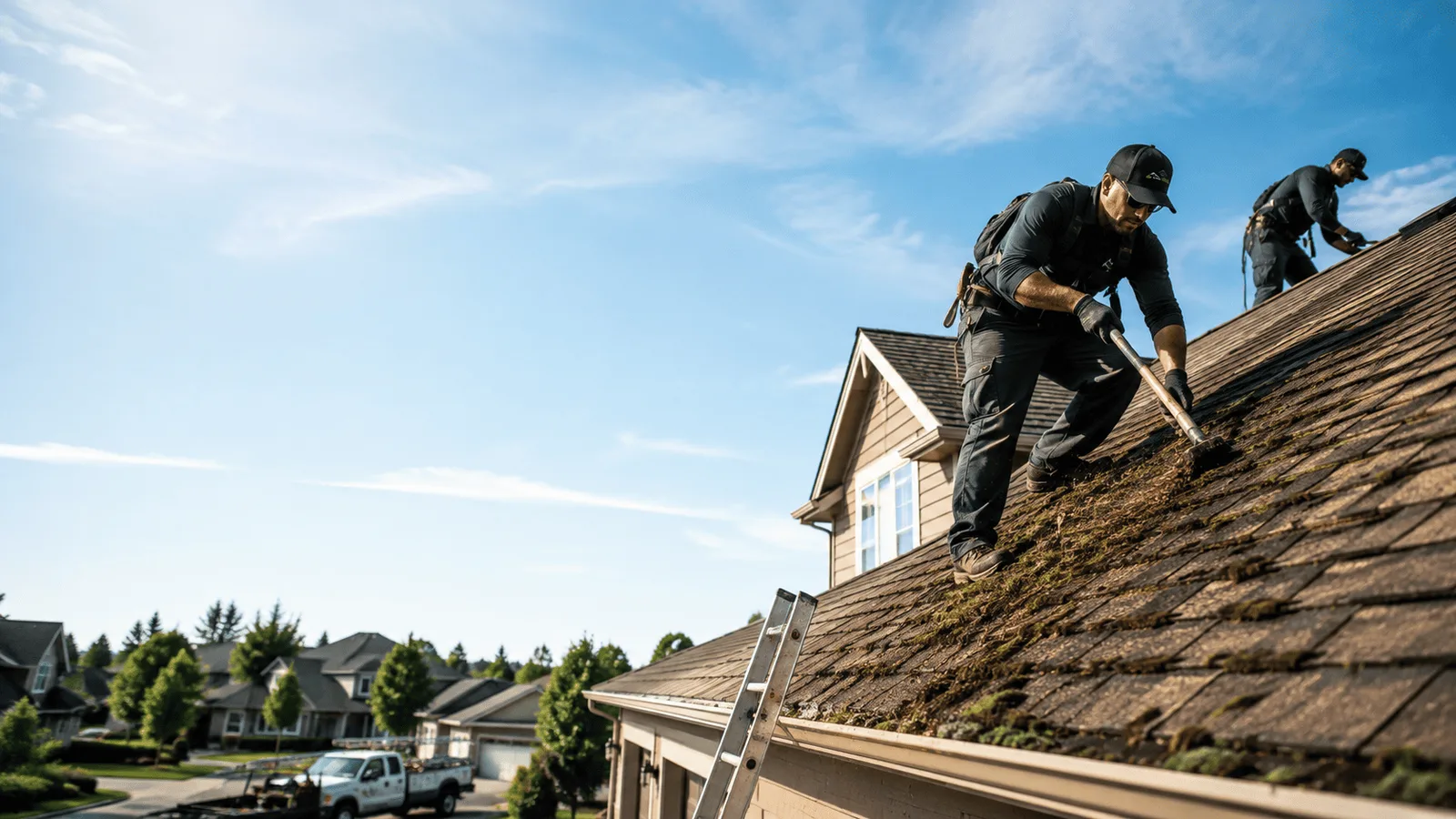 Roof Moss Removal in Webster, WI near me
